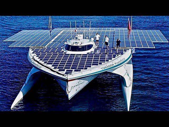 World's Largest Solar Powered Boat - First to Circle Globe - MS Tûranor PlanetSolar