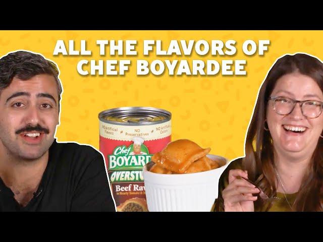 We Tried ALL 21 Flavors of Chef Boyardee Flavors | Taste Test | Food Network