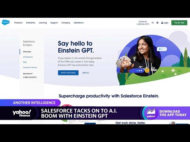 Salesforce unveils Einstein GPT in introduction to AI investment boom