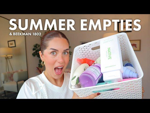 SUMMER EMPTIES // featuring 2024 Beekman 1802 Advent Calendar 