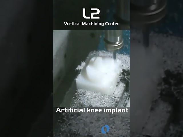 Artificial Knee Implant! #machiningcenter  #engineering #machiningcenter #medical #machining  #cnc