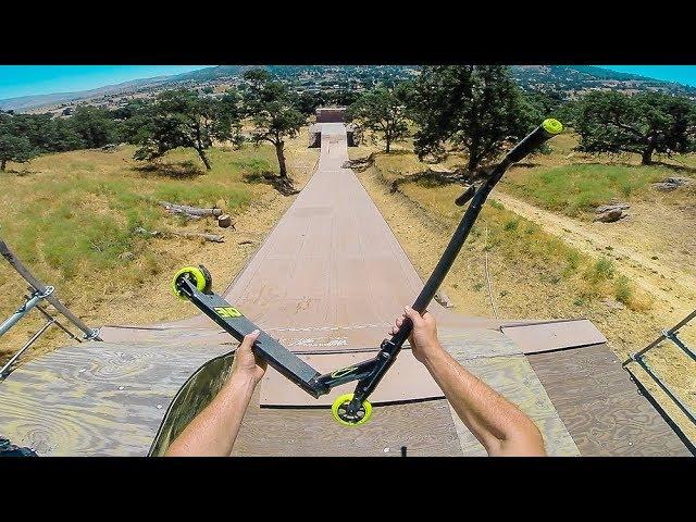 CHEAPEST SCOOTER VS MEGA RAMP!