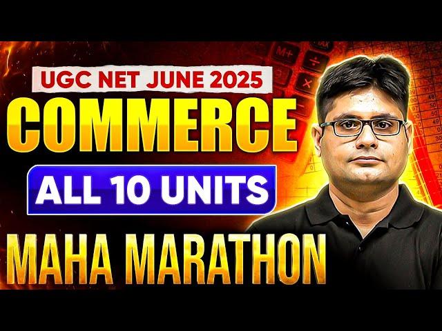 UGC NET Commerce 2025 | UGC NET Commerce Marathon Class | UGC NET Commerce Paper 2 By Saurabh Sir