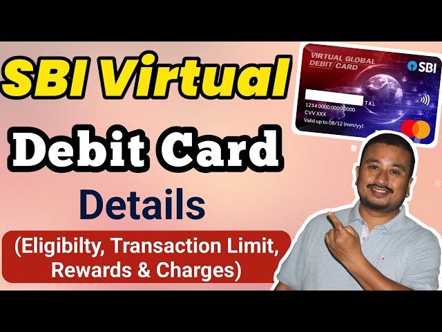 SBI Virtual Debit Card Complete details | SBI Virtual Debit Card Transaction Limit & Charges