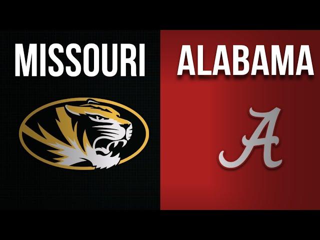 #21 Missouri vs #15 Alabama Full Game 2024