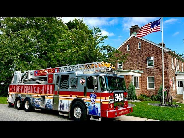  FLEET FRIDAY  FDNY LADDER 343 NEVER FORGET THE 343