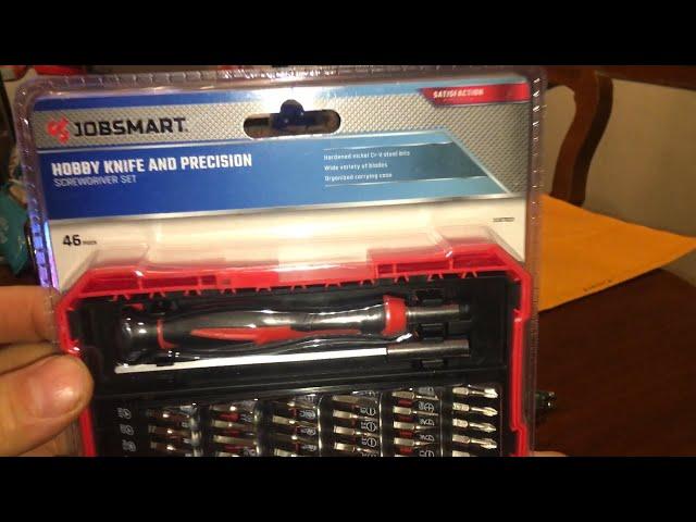 Tractor Supply Clearance Jobsmart Lighted Hobby Knife and Precision Screw driver bit set