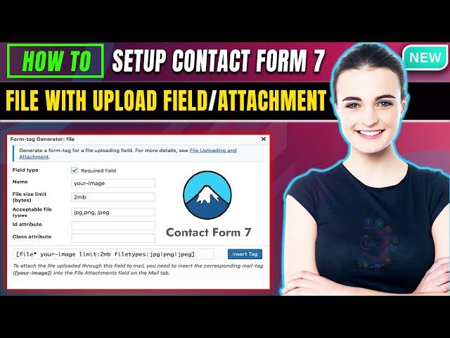 How to Setup Contact Form 7 File with Upload Field/Attachment 2024 | Step By Step