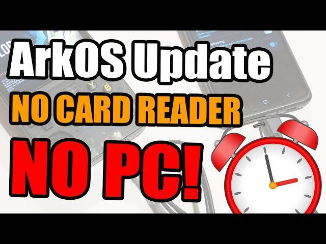 How To Update R36S ArkOS With No WiFI Adapter And No PC - The Easiest Way!