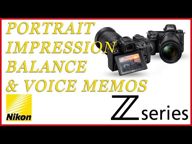 Portrait Impression Balance & Voice Memos