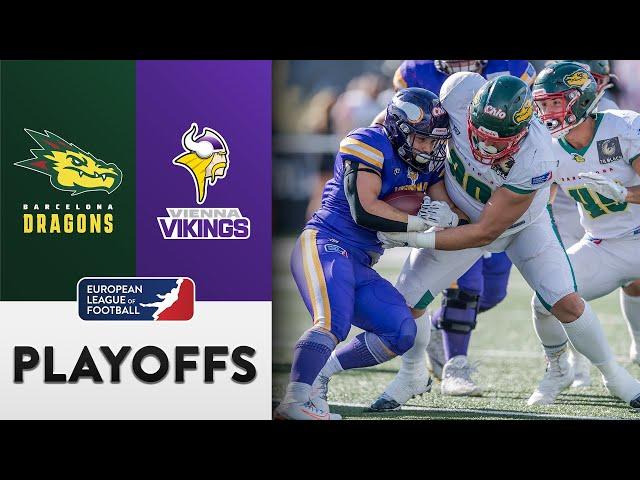 Barcelona Dragons @ Vienna Vikings  Highlights | PLAYOFFS | Season 2022