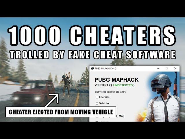 PUBG Cheaters trolled by fake cheat software