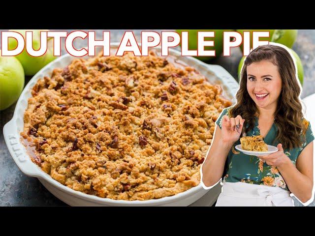 Homemade Dutch Apple Pie Recipe | Apple Crumb Pie