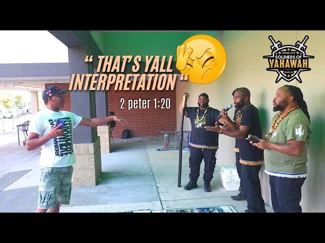 LOST BROTHER BUTT HEADS WITH HEBREW ISRAELITES- Soldiers of YAHAWAH