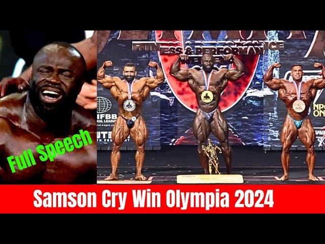 Samson Dauda Cry after Win Olympia 2024 & Emotional Speech + Hadi Choopan SadDerek Lunsford ?