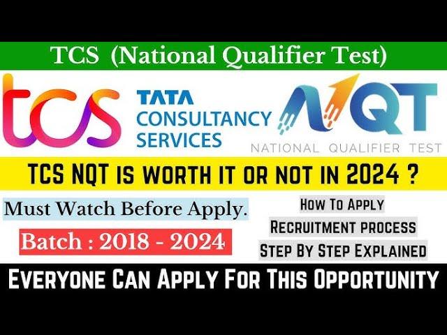 TCS NQT Off Campus Drive 2024 | Step By Step Explained | Hiring for Fresher | Apply Now #tcs #tcsnqt