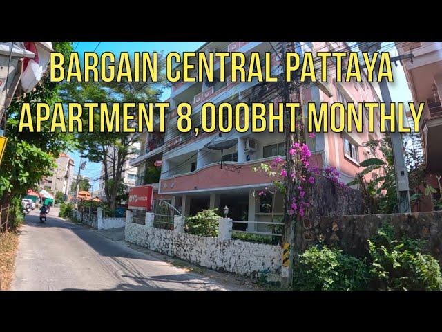 BARGAIN APARTMENT CENTRAL PATTAYA WITH KITCHEN 8,000BHT MONTHLY Home 24 *Details In Description*