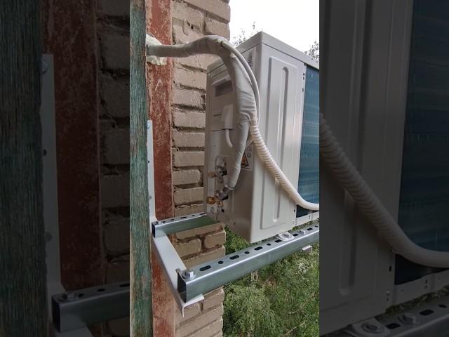 Нестандартный монтаж #кондиционера