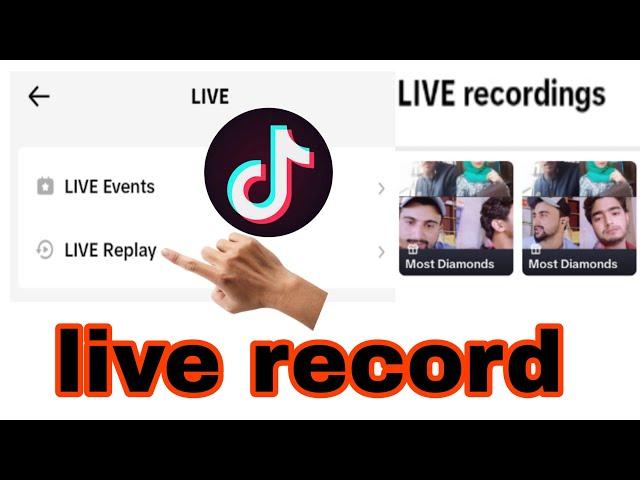 Tiktok live recordings | How to record tiktok live | tiktok live Replay | Replay live tiktok #tiktok