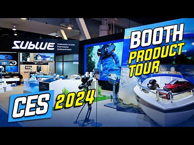 Sublue CES 2024 Booth Product Tour (Water Scooters & More)