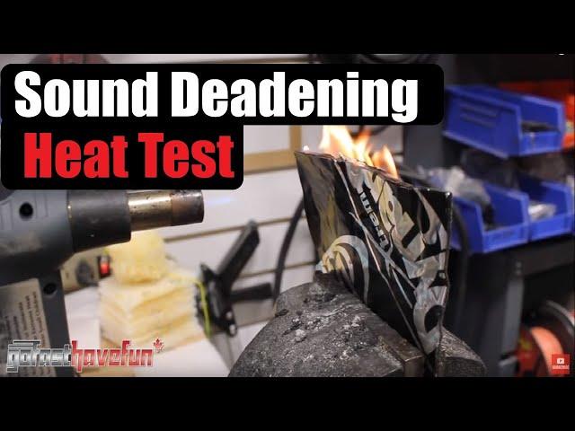 Dynamat vs Sound Deadening Material Alternative (Roofing Membrane) Heat Test | AnthonyJ350