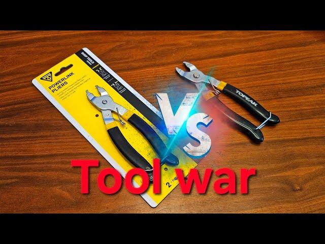 Bike Tool war episode 1 - Topeak chain pliers ver.1 ver.2