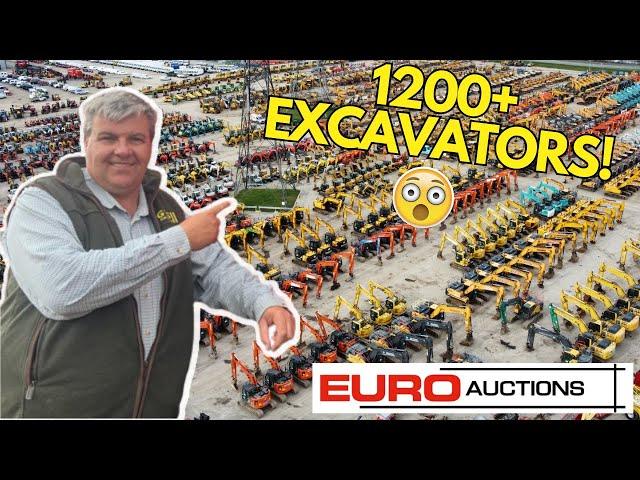 GCS at Euro Auctions WORLD'S LARGEST-EVER excavator sale