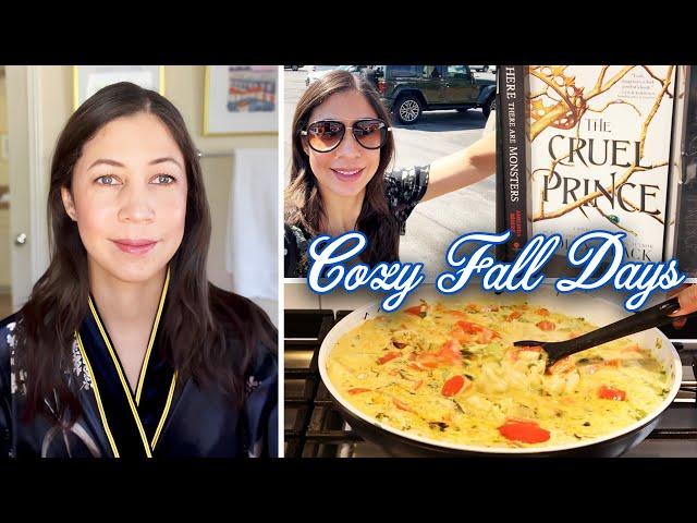 Cozy October Days | Cooking, Bookstore & GRWM