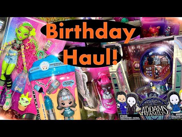 Birthday HAUL!! HUGE Monster High G3 Haul, YummiLand Dolls, Polly Pocket Addams Family & MORE!