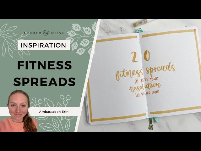 20 Fitness Spreads To Track + Keep Your Fitness Goals | 2023 Bullet Journal