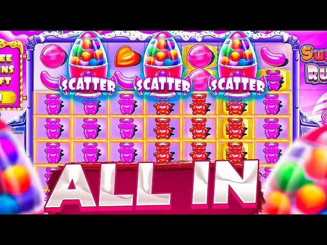 КУПИЛ 3 БОНУСКИ ALL IN В SUGAR RUSH 1000 И СЛОВИЛ ДИЧАЙШИЙ ЗАНОС??! // ШУГАР РАШ ОТДАЕТ! ( ШОК! )