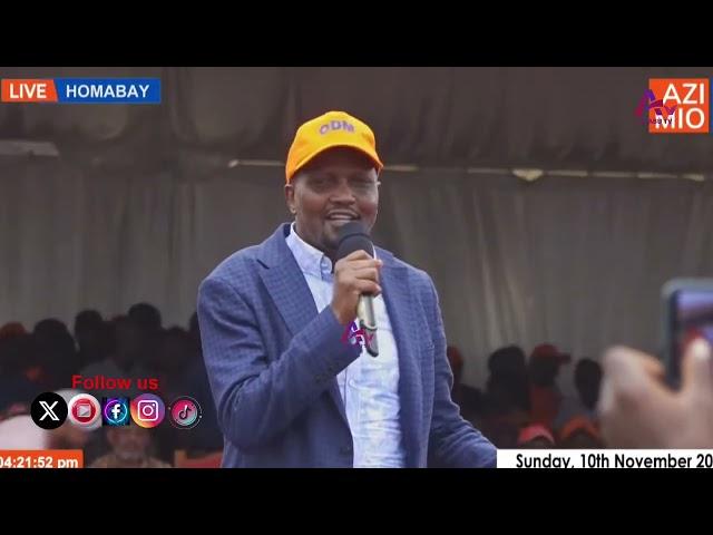 ''MIMI NIMEINGIA ODM SAHI,'' MOSES KURIA DITCHES RUTO FOR ODM IN HOMA BAY