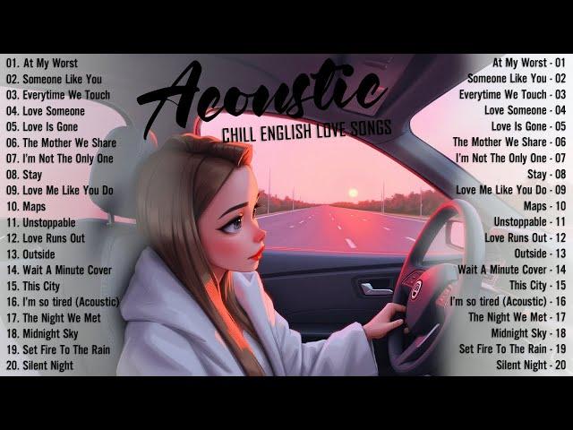 Best Acoustic Songs 2025  Chill English Acoustic Love Songs Cover  Acoustic Songs 2025 Playlist