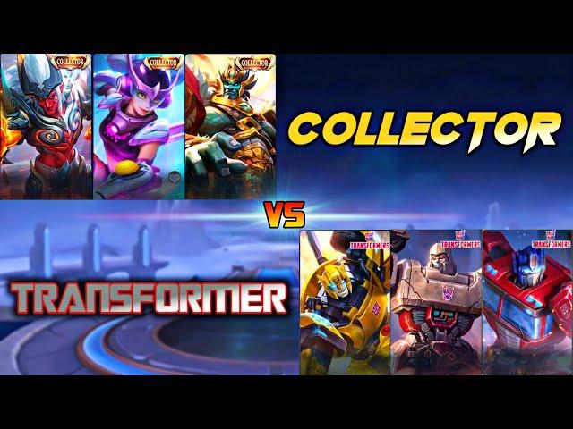 COLLECTOR VS TRANSFORMERS 1 VS 1 FIGHT | MOBILE LEGENDS COLLECTOR VS TRANSFORMERS