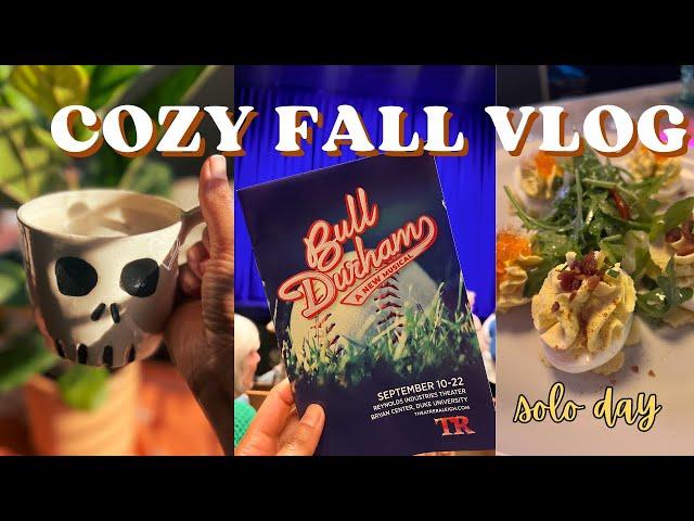 Fall Solo Day/ NC Vlog / Durham NC/ Perfect Fall Day / Autumn Day / Downtown Durham/What To Do In NC