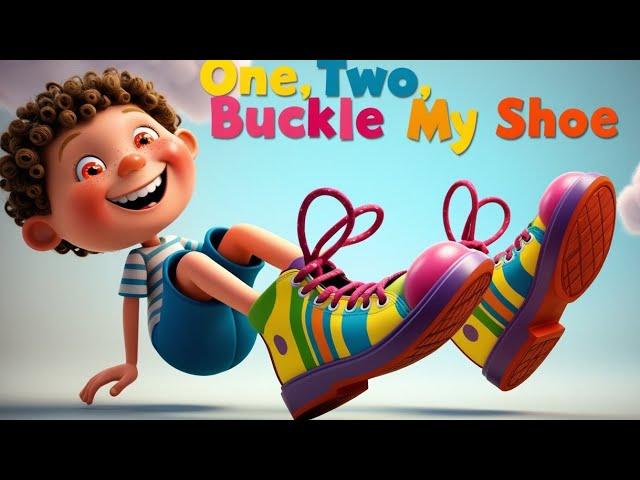 One two buckle my shoe song | Nursery rhymes for babies |@Jollyjigglespoems