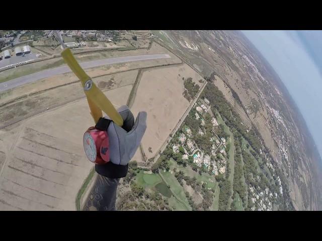 Skydive Seven - Algarve. Simon and Bruno 2-way Fun jump