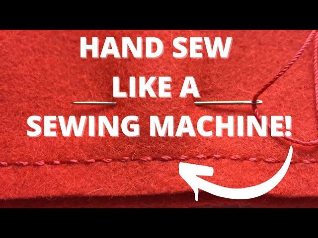 Hand Sewing Tutorial (RIGHT HANDED): Backstitching