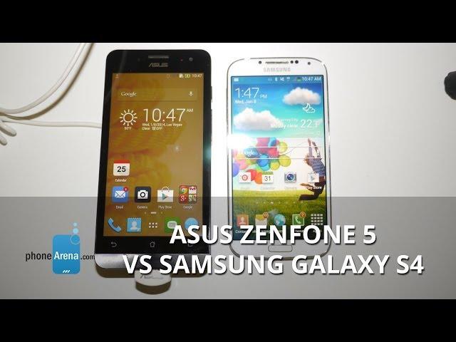 Asus Zenfone 5 vs Samsung Galaxy S4 first look