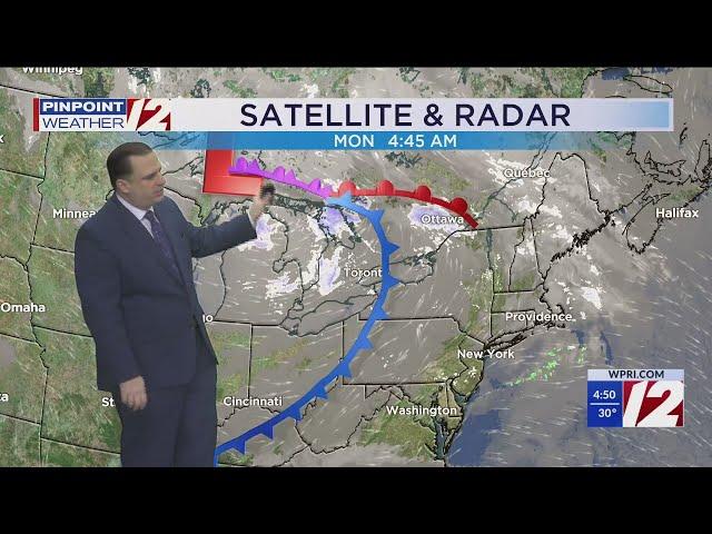 WPRI 12 Weather Forecast for 1/13/24:  Mildest day of the work week is today