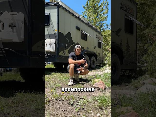 BOONDOCKING VS RV PARKS: Which Do You Prefer? ️ #shorts