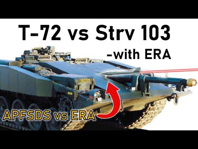 What if the Strv 103 had ERA? | 125mm 3BM9 APFSDS vs S-Tank with ERA | Armour Penetration Simulation