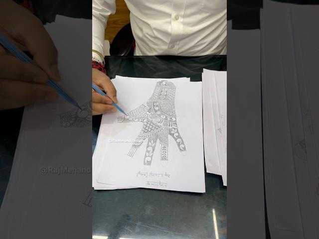 Student Work #bridalmehndi #students #learning #hennadesign #mehndi #rajmehandidesigner #shorts #1m
