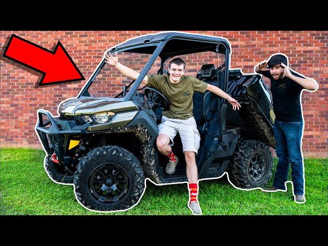 KENDALL GRAY BUYS A DEFENDER! (WE HAD TO RACE)