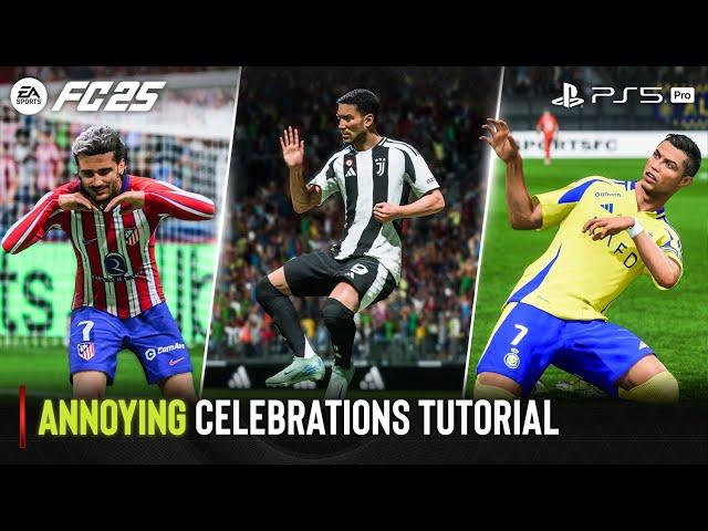 EA Sports FC 25 | All Annoying Celebrations Tutorial | PS5™ Pro