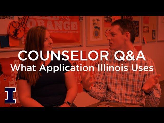 Ask Admissions: What application does Illinois use?
