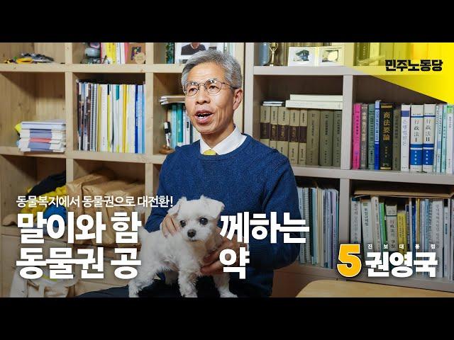 동물복지에서 동물권으로 대전환! 말이와 함께하는 동물권 공약