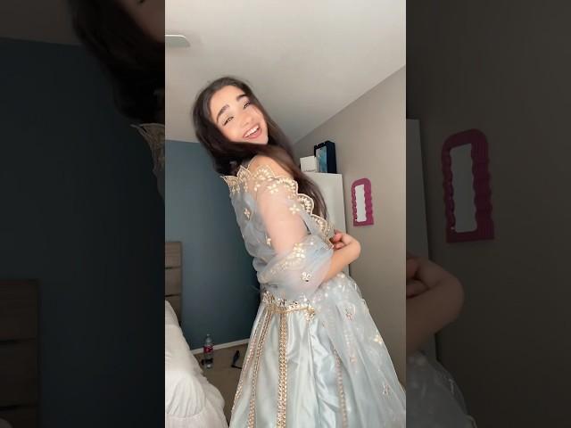 Wore an INDIAN dress OMG🩵