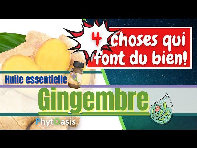 4 propriétés qui font du bien grâce à l'Huile Essentielle de Gingembre: comment l'utiliser?