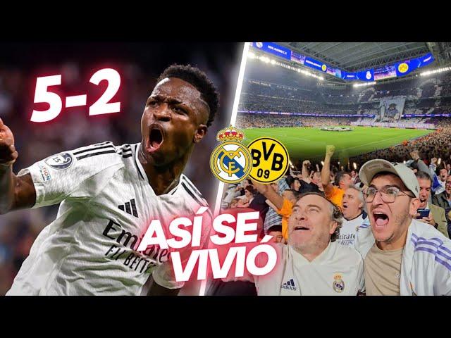 REMONTADA HISTÓRICA: REAL MADRID 5-2 DORTMUND: ASÍ SE VIVIÓ en el Bernabéu 22 de octubre de 2024